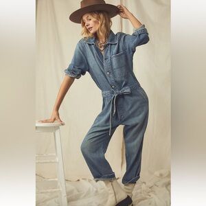 AMO $398 Tie Waist Utility Jumpsuit Size
Large